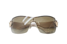 Load image into Gallery viewer, Christian Dior クリスチャンディオール DIOR BUCKLE 1 ディオールバックル1 サングラス QBR2K 120 ホワイト ブラウン 美品 中古 4c073733