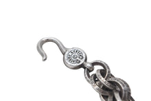画像をギャラリービューアに読み込む, CHROME HEARTS クロムハーツ DOUBLE B RING ダブルBリング ブレスレット 重量約47.2g 腕回り約18.5cm 1998/.925刻印 美品 中古 4c073734