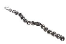 画像をギャラリービューアに読み込む, CHROME HEARTS クロムハーツ DOUBLE B RING ダブルBリング ブレスレット 重量約47.2g 腕回り約18.5cm 1998/.925刻印 美品 中古 4c073734