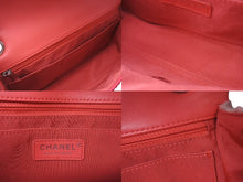 Load image into Gallery viewer, 極美品 CHANEL シャネル デカマトラッセ 30 ラージ ショルダーバッグ フランス製 ツイード レザー ピンク シルバー金具 中古 4c073736