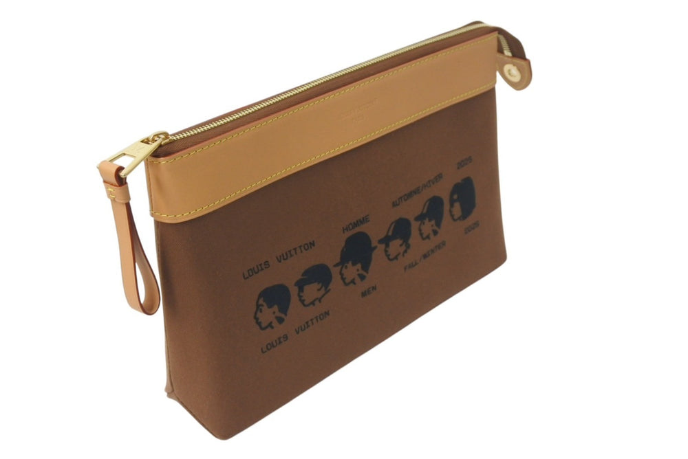 LOUIS VUITTON Pochette Voyage Souple Clutch Bag M25868 25AW NIGO × pharrell williams New Used 4c073744