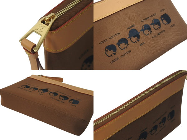 LOUIS VUITTON Pochette Voyage Souple Clutch Bag M25868 25AW NIGO × pharrell williams New Used 4c073744