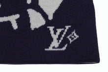 画像をギャラリービューアに読み込む, 新品未使用 LOUIS VUITTON ルイヴィトン BONNET FACES ボンネットフェイシズ ビーニー ニットキャップ M5225A 25AW ネイビー 中古 4c073749
