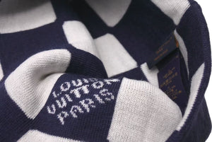 New and unused LOUIS VUITTON BONNET FACES Beanie Knit Cap M5225A 25AW Navy Used 4c073751