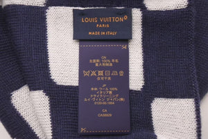 New and unused LOUIS VUITTON BONNET FACES Beanie Knit Cap M5225A 25AW Navy Used 4c073751