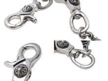 画像をギャラリービューアに読み込む, 極美品 CHROME HEARTS クロムハーツ C CROSS SHORT-T 2クリップカットアウトCHプラス シルバーウォレットチェーン 中古 4c073758