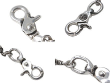 画像をギャラリービューアに読み込む, 極美品 CHROME HEARTS クロムハーツ C CROSS SHORT-T 2クリップカットアウトCHプラス シルバーウォレットチェーン 中古 4c073758
