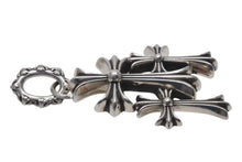 画像をギャラリービューアに読み込む, 極美品 CHROME HEARTS クロムハーツ ラージ 3CH トリプル クロス ペンダント トップ シルバー シルバー925 中古 4c073759