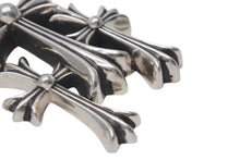 画像をギャラリービューアに読み込む, 極美品 CHROME HEARTS クロムハーツ ラージ 3CH トリプル クロス ペンダント トップ シルバー シルバー925 中古 4c073759