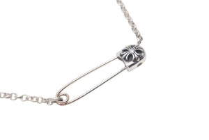新品未使用 CHROME HEARTS クロムハーツ セーフティピン ネックレス 1P