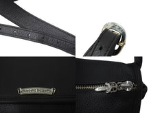 画像をギャラリービューアに読み込む, 新品同様 CHROME HEARTS クロムハーツ 新型 Softshoulder ソフトショルダーバッグ レザー ブラック シルバー金具 中古 4c073773