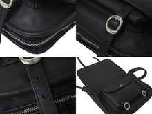 画像をギャラリービューアに読み込む, 新品同様 CHROME HEARTS クロムハーツ 新型 Softshoulder ソフトショルダーバッグ レザー ブラック シルバー金具 中古 4c073773