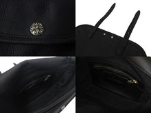 画像をギャラリービューアに読み込む, 新品同様 CHROME HEARTS クロムハーツ 新型 Softshoulder ソフトショルダーバッグ レザー ブラック シルバー金具 中古 4c073773