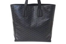 画像をギャラリービューアに読み込む, 新品未使用 GOYARD ゴヤール サックヴォルテール 限定 トートバッグ 綿 麻 オール フランス製 ブラック ブラック金具 中古 4c073778