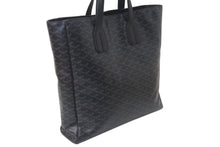 画像をギャラリービューアに読み込む, 新品未使用 GOYARD ゴヤール サックヴォルテール 限定 トートバッグ 綿 麻 オール フランス製 ブラック ブラック金具 中古 4c073778