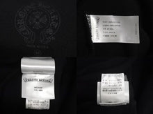 画像をギャラリービューアに読み込む, 極美品 CHROME HEARTS クロムハーツ スウェット トレーナー サイズM 新型 ネックロゴ アームプリント ブラック コットン 中古 4c073779