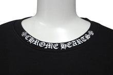 画像をギャラリービューアに読み込む, 極美品 CHROME HEARTS クロムハーツ スウェット トレーナー サイズM 新型 ネックロゴ アームプリント ブラック コットン 中古 4c073779