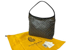 画像をギャラリービューアに読み込む, 新品未使用 GOYARD ゴヤール ボエム ホーボー バッグ トートバッグ ブラック ブラウン PVC レザー BOHEMEPMLTY01CL01P シルバー金具 中古 4c073782