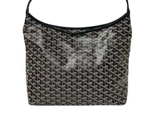 画像をギャラリービューアに読み込む, 新品未使用 GOYARD ゴヤール ボエム ホーボー バッグ トートバッグ ブラック ブラウン PVC レザー BOHEMEPMLTY01CL01P シルバー金具 中古 4c073782