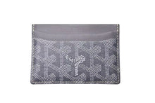 画像をギャラリービューアに読み込む, GOYARD ゴヤール サンシュルピス カードケース グレー PVC STSULPPMLTY51CL51X 小物 ロゴ 名刺入れ 美品 中古 4c073783
