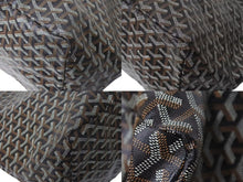 画像をギャラリービューアに読み込む, 極美品 GOYARD ゴヤール サンルイ XXL トートバッグ ハンドバッグ PVC レザー ブラック ヘリンボーン 中古 4c073798