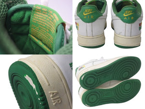 NIKE AirForce1 Air Force One Low Retro QS West Indies Sneakers 2001 Limited Edition White Green Good Used 4c073799
