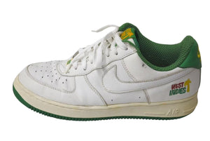 NIKE AirForce1 Air Force One Low Retro QS West Indies Sneakers 2001 Limited Edition White Green Good Used 4c073799