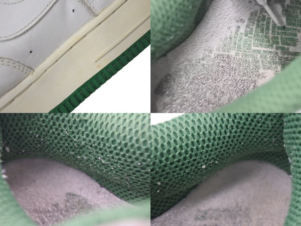 NIKE AirForce1 Air Force One Low Retro QS West Indies Sneakers 2001 Limited Edition White Green Good Used 4c073799