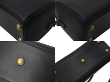 画像をギャラリービューアに読み込む, SAINT LAURENT サンローラン ベイビーダッフル 2WAY ハンドバッグ ショルダーバッグ CLD330958 0714 ブラック ゴールド 美品 中古 4c073817