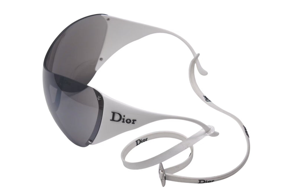 Christian Dior クリスチャンディオール DIOR SKI サングラス 1 9A5 120 ヴィンテージ リムレス ホワイト 美品 中古 4c073841