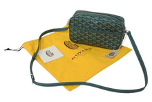 画像をギャラリービューアに読み込む, 新品未使用 GOYARD ゴヤール カップヴェールPM ショルダーバッグ グリーン シルバー金具 ゴヤールディンキャンバス 中古 4c073848
