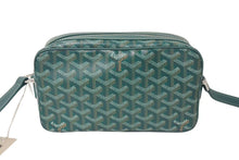 画像をギャラリービューアに読み込む, 新品未使用 GOYARD ゴヤール カップヴェールPM ショルダーバッグ グリーン シルバー金具 ゴヤールディンキャンバス 中古 4c073848