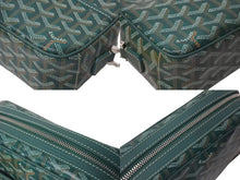 画像をギャラリービューアに読み込む, 新品未使用 GOYARD ゴヤール カップヴェールPM ショルダーバッグ グリーン シルバー金具 ゴヤールディンキャンバス 中古 4c073848