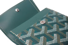 画像をギャラリービューアに読み込む, 新品未使用品 GOYARD ゴヤール マリニー ウォレット コインケース 小銭入れ カードケース PVC レザー グリーン 中古 4c073851