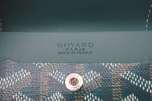 画像をギャラリービューアに読み込む, 新品未使用品 GOYARD ゴヤール マリニー ウォレット コインケース 小銭入れ カードケース PVC レザー グリーン 中古 4c073851