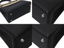 Load image into Gallery viewer, 新品未使用 HERMES エルメス ケリー25 W刻印 2025年購入品 内縫い 黒 トゴ シルバー金具 中古 4c073870