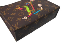 画像をギャラリービューアに読み込む, 新品未使用 LOUIS VUITTON ルイヴィトン LV × TM トリオ ポッシュ トワレ ポーチ M13762 モノグラム LVハンド 新作 村上隆 中古 4c073874