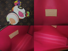 画像をギャラリービューアに読み込む, 新品未使用 LOUIS VUITTON ルイヴィトン LV × TM トリオ ポッシュ トワレ ポーチ M13762 モノグラム パンダ 新作 村上隆 中古 4c073875