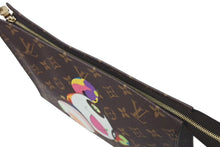 画像をギャラリービューアに読み込む, 新品未使用 LOUIS VUITTON ルイヴィトン LV × TM トリオ ポッシュ トワレ ポーチ M13762 モノグラム パンダ 新作 村上隆 中古 4c073875