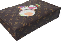 画像をギャラリービューアに読み込む, 新品未使用 LOUIS VUITTON ルイヴィトン LV × TM トリオ ポッシュ トワレ ポーチ M13762 モノグラム パンダ 新作 村上隆 中古 4c073875