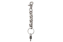 画像をギャラリービューアに読み込む, CHROME HEARTS クロムハーツ CLIP CHAIN FANCY LONG ファンシー ロングクリップ キーチェーン 8リンク ダガー 重量約85.0g 美品 中古 4c073886