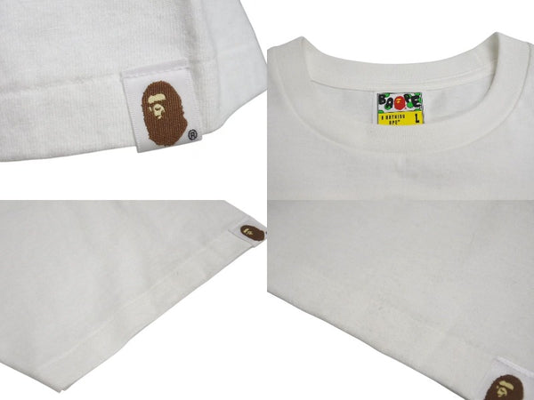 Very good condition A BATHING APE 29th Anniversary T Shirt 29th Anniversary T-shirt White Size L Used 4c073890