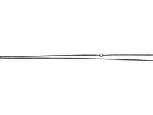 Load image into Gallery viewer, CHANEL シャネル デカココマーク ネックレス アクセサリー 13P刻印 メタル ラインストーン シルバー 美品 中古 4c073897