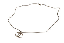 Load image into Gallery viewer, 極美品 CHANEL シャネル ネックレス デカココマーク アクセサリー ラインストーン A18刻印 GP ゴールド 中古 4c073926