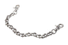 画像をギャラリービューアに読み込む, 極美品 CHROME HEARTS クロムハーツ 2クリップファンシー ショートウォレットチェーン 重量約219.4g 全長約41cm シルバー925 中古 4c073935