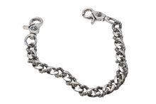 画像をギャラリービューアに読み込む, 極美品 CHROME HEARTS クロムハーツ 2クリップファンシー ショートウォレットチェーン 重量約219.4g 全長約41cm シルバー925 中古 4c073935