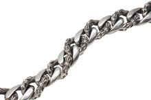 画像をギャラリービューアに読み込む, 極美品 CHROME HEARTS クロムハーツ 2クリップファンシー ショートウォレットチェーン 重量約219.4g 全長約41cm シルバー925 中古 4c073935