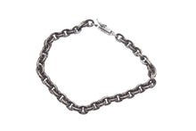 画像をギャラリービューアに読み込む, CHROME HEARTS クロムハーツ ペーパーチェーンブレスレット 重量12.9g 腕回り約19cm 1999刻印 シルバー925 美品 中古 4c073936