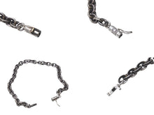 画像をギャラリービューアに読み込む, CHROME HEARTS クロムハーツ ペーパーチェーンブレスレット 重量12.9g 腕回り約19cm 1999刻印 シルバー925 美品 中古 4c073936