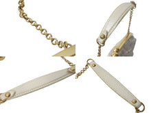 画像をギャラリービューアに読み込む, LOUISVUITTON ルイヴィトン オモニエール ハンドバッグ M92060 モノグラムサテン ホワイト マルチカラー ゴールド金具 美品 中古 4c073942